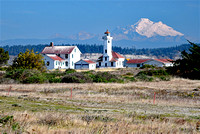 Point Wilson Lighthouse, Fort Worden State Park, Mount Baker, Port Townsend, Washington