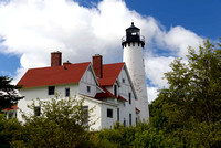 Point Iroquois Lighthouse, Whitefish Bay, Michigan
